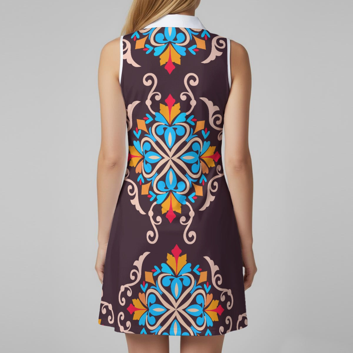 CZDE collar dress major retro vibes