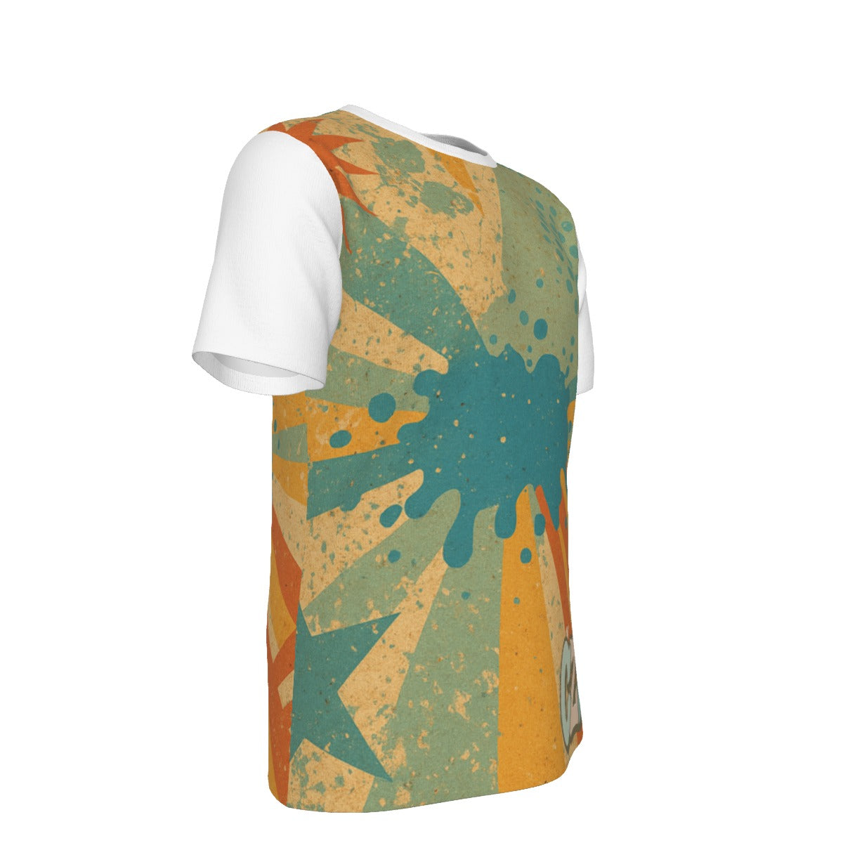 CZDE Retro Splash Graphic T-Shirt