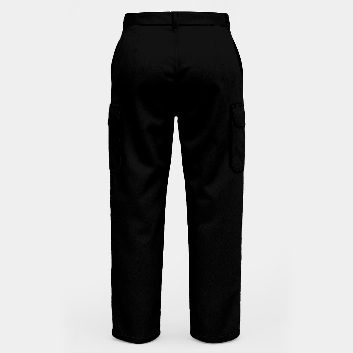 Men’s Black Cargo Pants with CZDE Graffiti Print – Streetwear Style