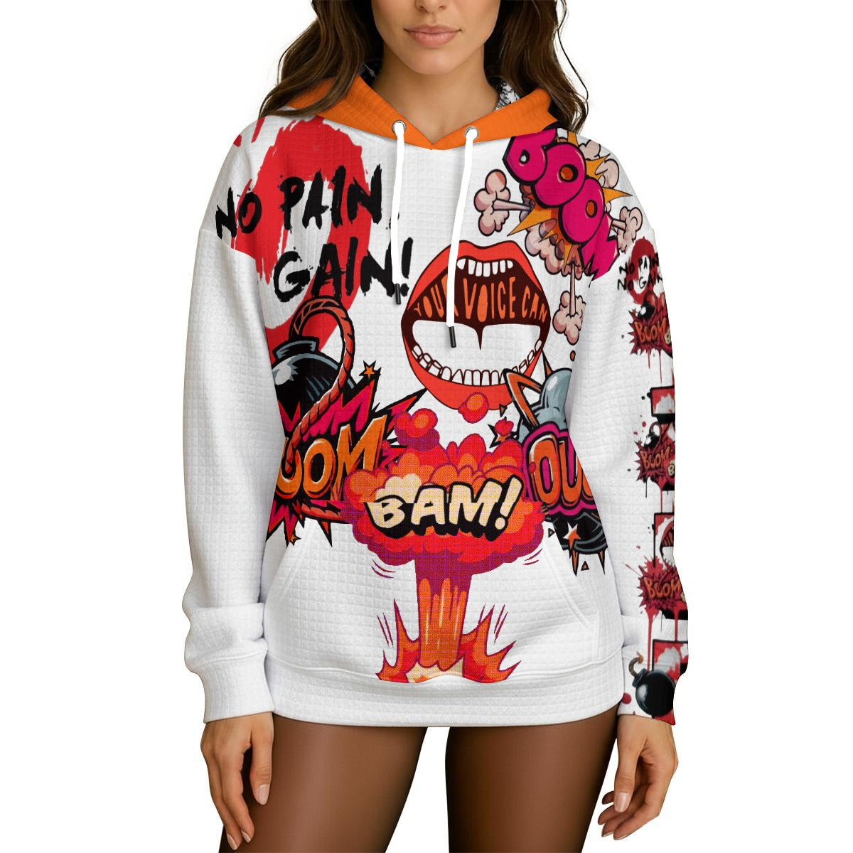 CZDE comic art hoodie