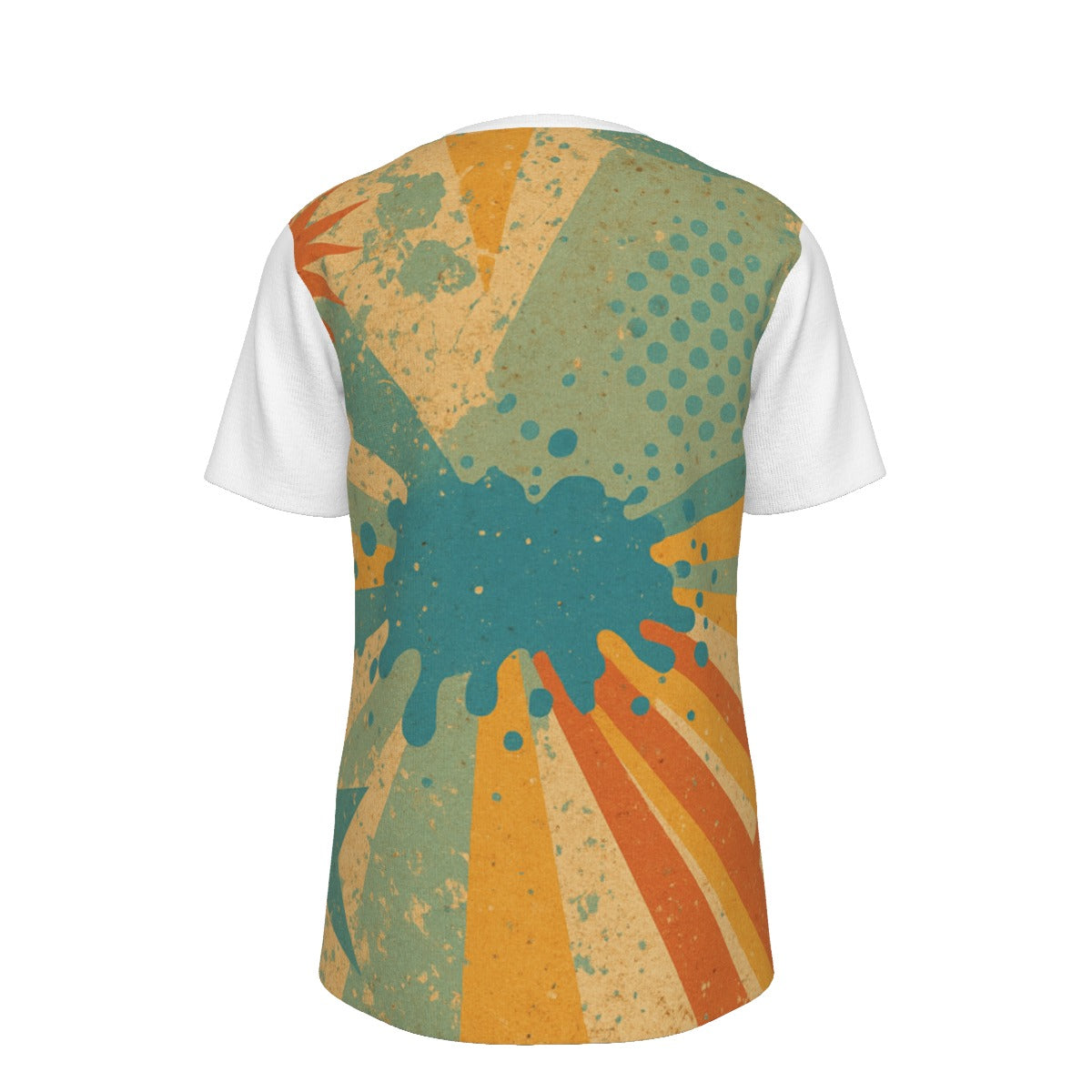 CZDE Retro Splash Graphic T-Shirt