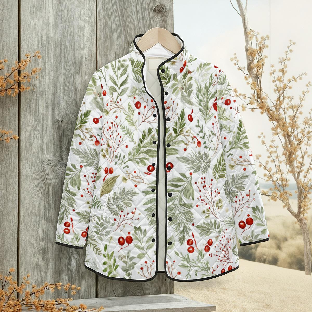 CZDE Floral Print Jacket That's Perfect for Fall Vibes ✨🍂