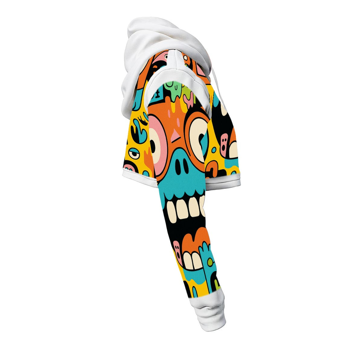 CZDE Color Pop Cropped Hoodie