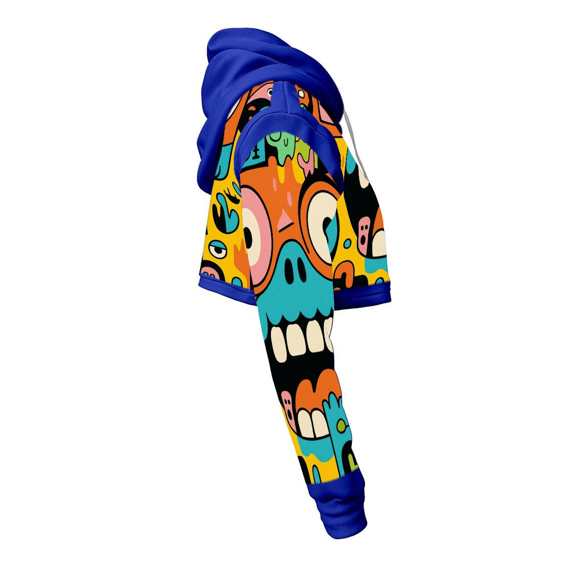 CZDE Color Pop Cropped Hoodie