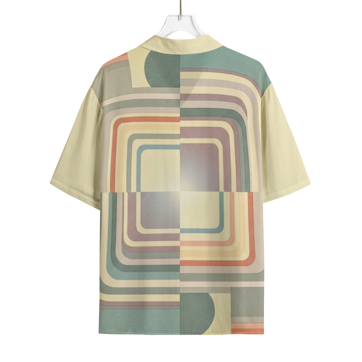 Retro CZDE Graphic Button-Up Shirt – Vintage Casual Summer Style
