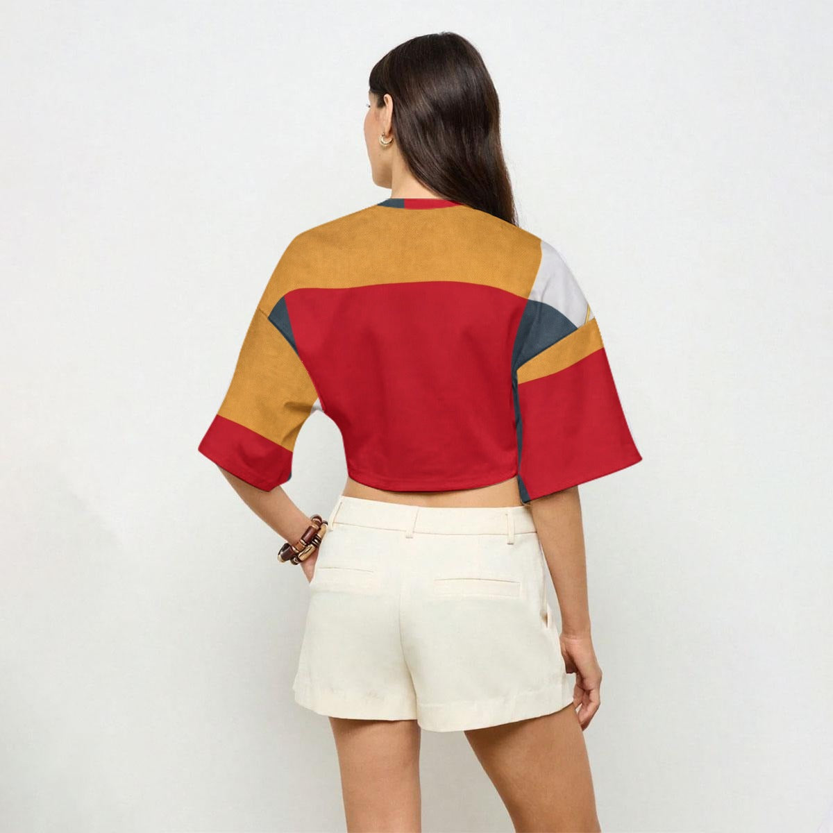 CZDE Colorblock Crop Top is Giving Major Y2K Vibes! 🔥✨