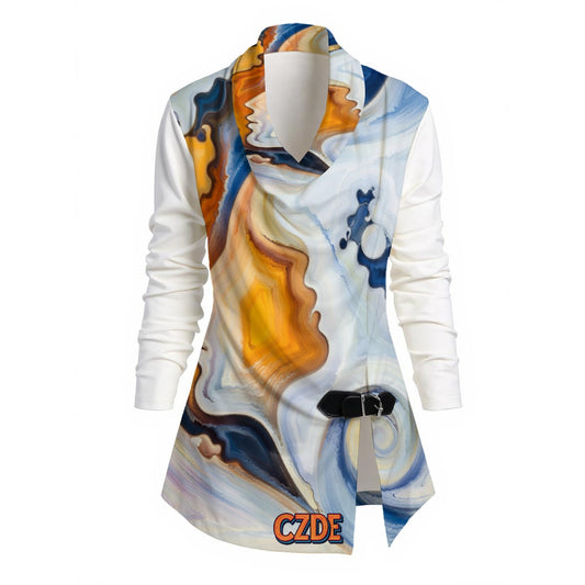 CZDE Women’s Artistic Long Sleeve Top