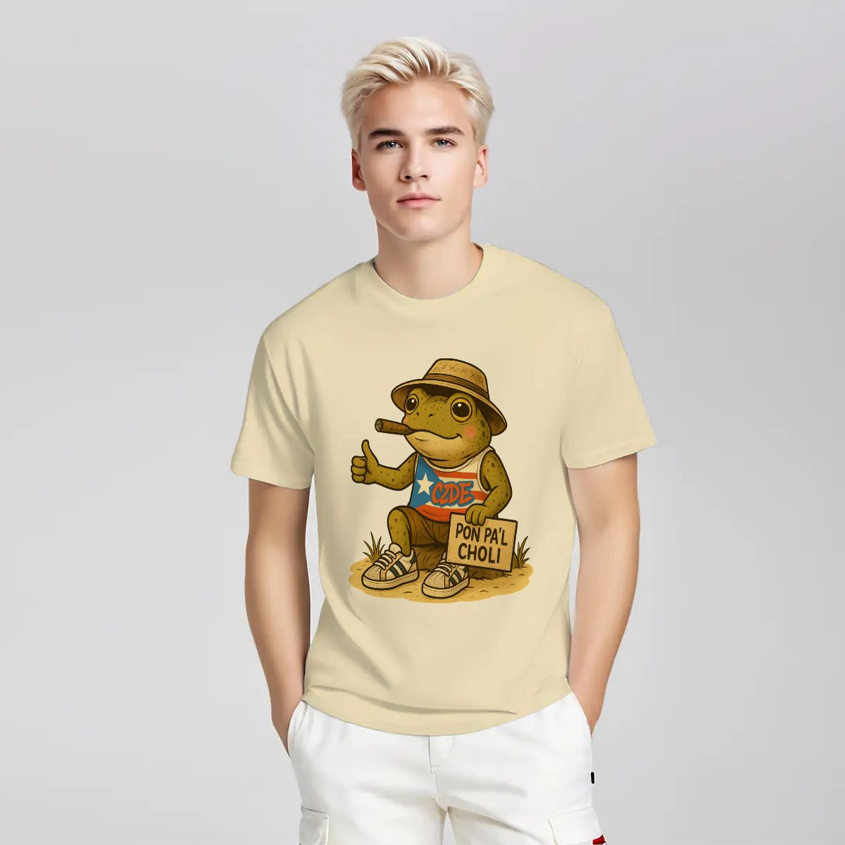 CZDE Coquí Street Graphic T-Shirt — Puerto Rican Urban Vibes
