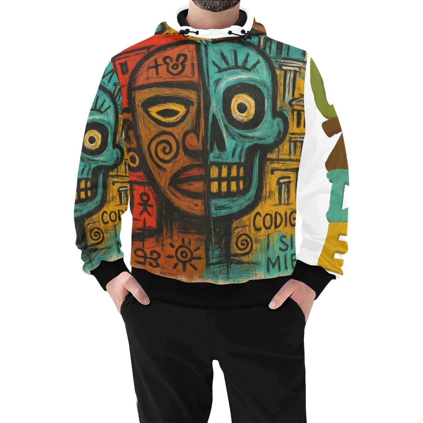 CZDE Urban Graffiti Hoodie - Street Art Design | Unisex Streetwear