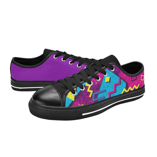 CZDE Graffiti Canvas Sneakers – Bold Urban Street Style