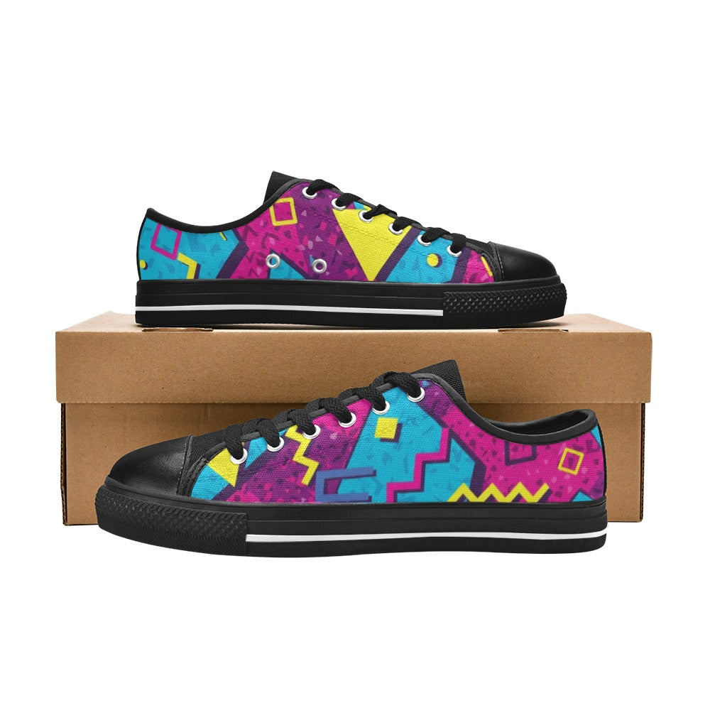 CZDE Graffiti Canvas Sneakers – Bold Urban Street Style