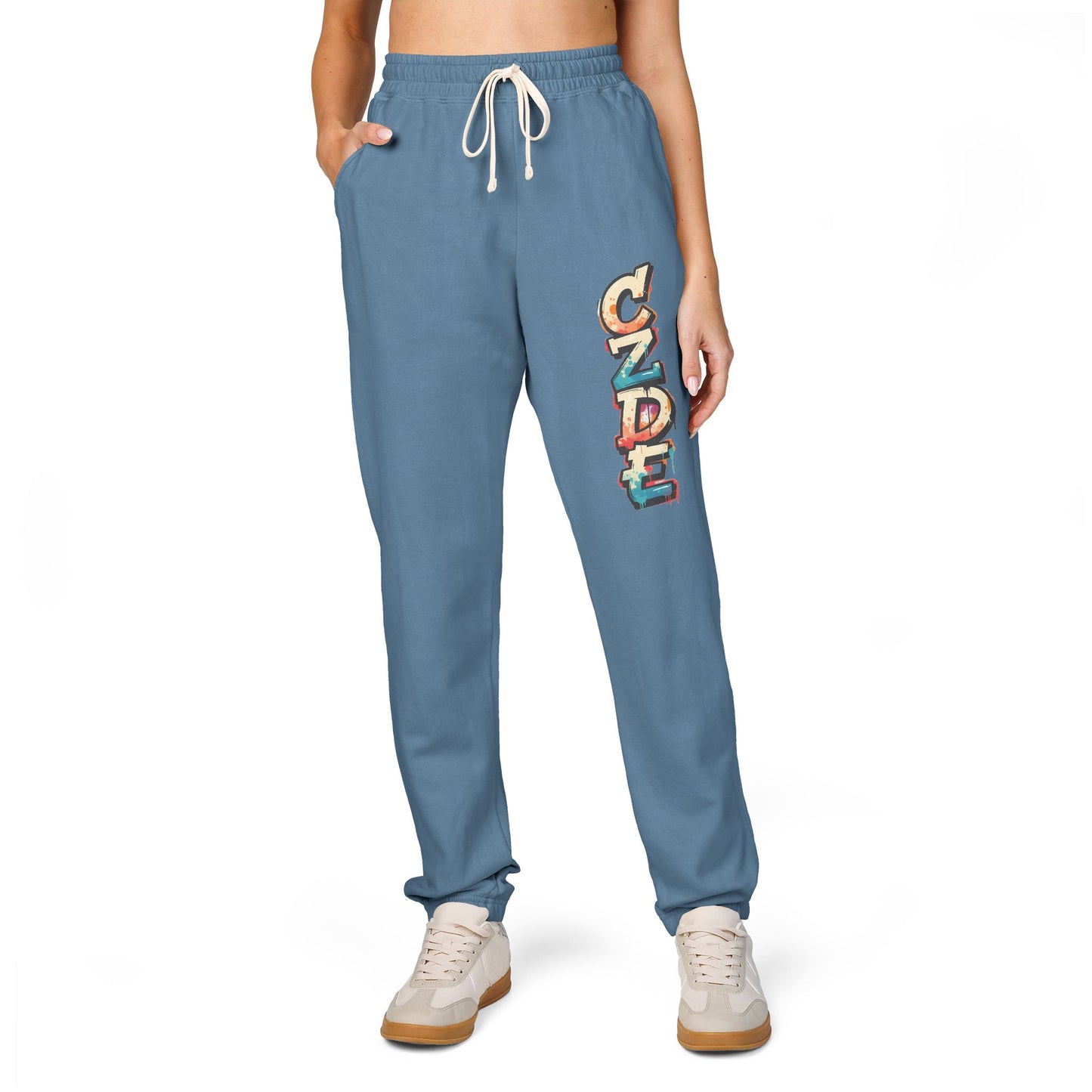 CZDE Graffiti Joggers – Unisex Streetwear Sweatpants
