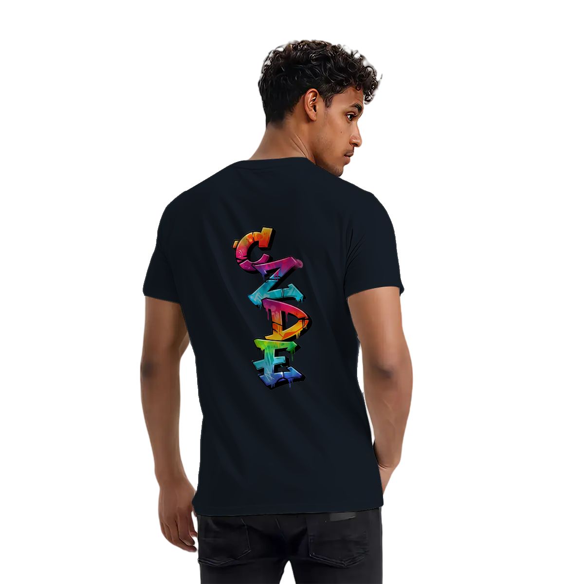 CZDE Old San Juan Street Graphic T-Shirt — Colorful Urban Vibe
