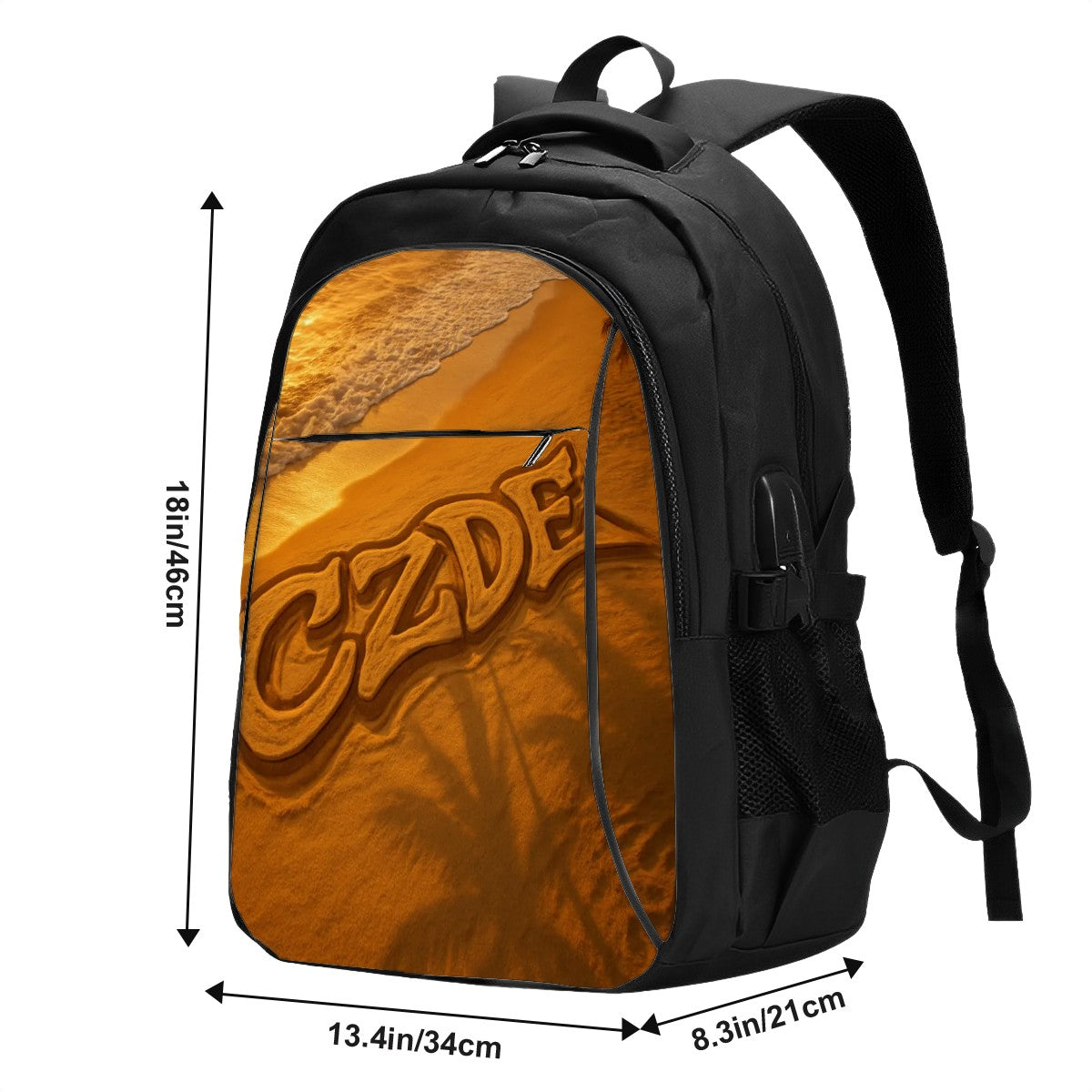 CZDE Coastal Sand Backpack – Stylish and Spacious