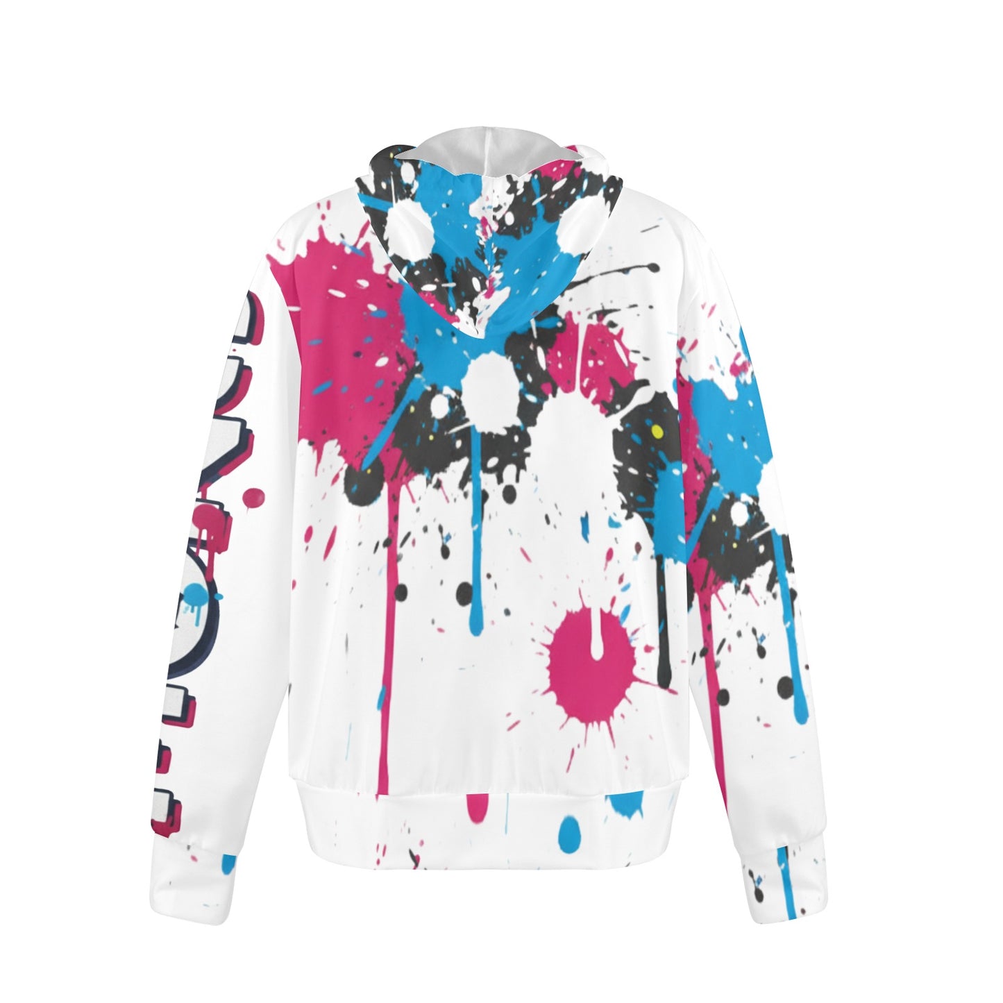 CZDE Paint Splatter Hoodie - Creative Artistic Streetwear | Unisex Fleece