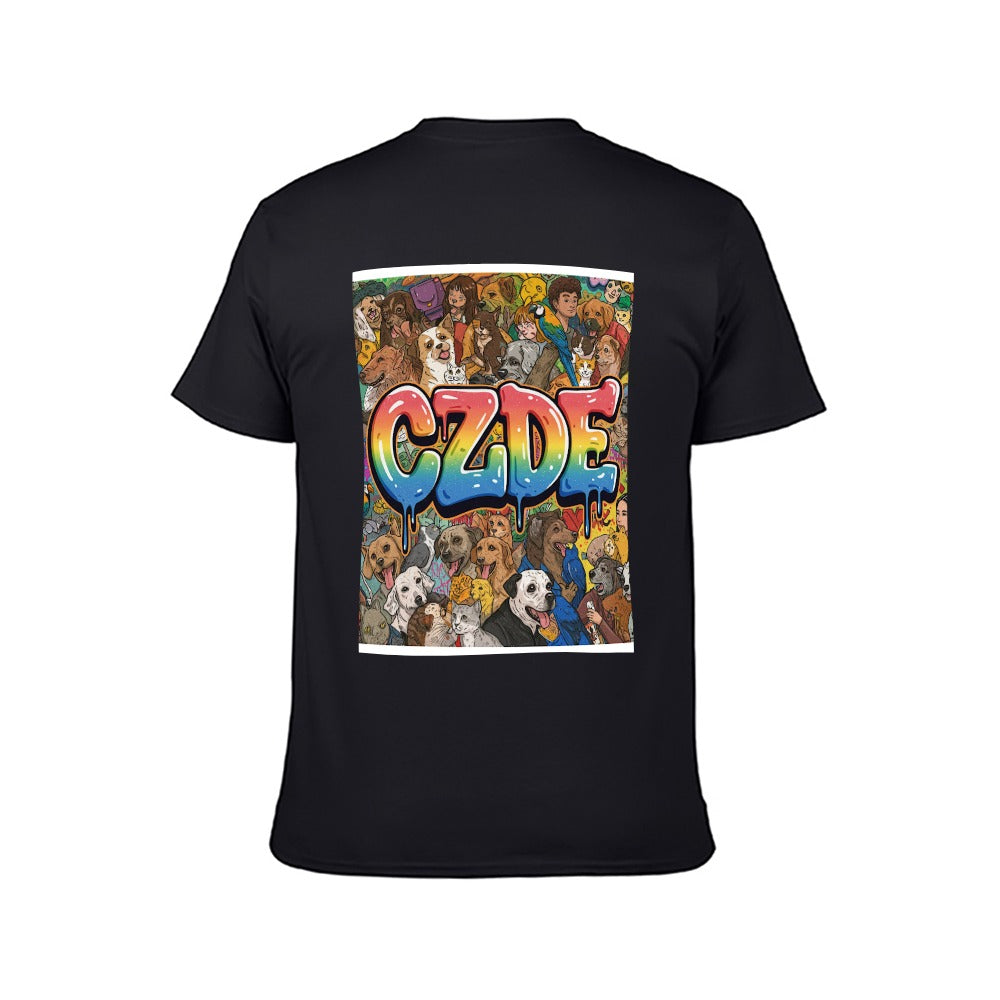 CZDE Graffiti Pet Portrait T-Shirt – Made to Stand Out & Connect