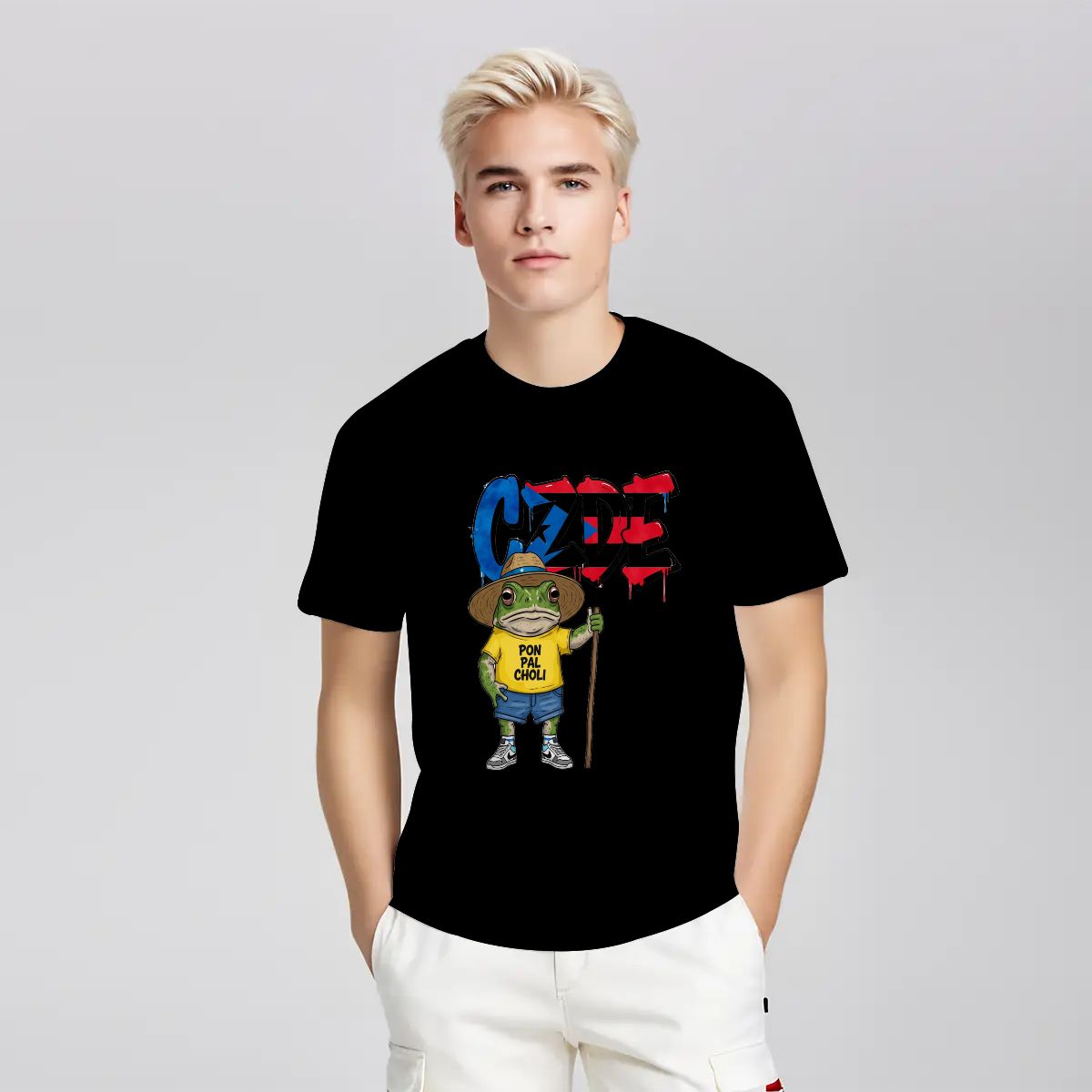 CZDE Coquí Puerto Rico Graphic T-Shirt — Fun Island Vibes