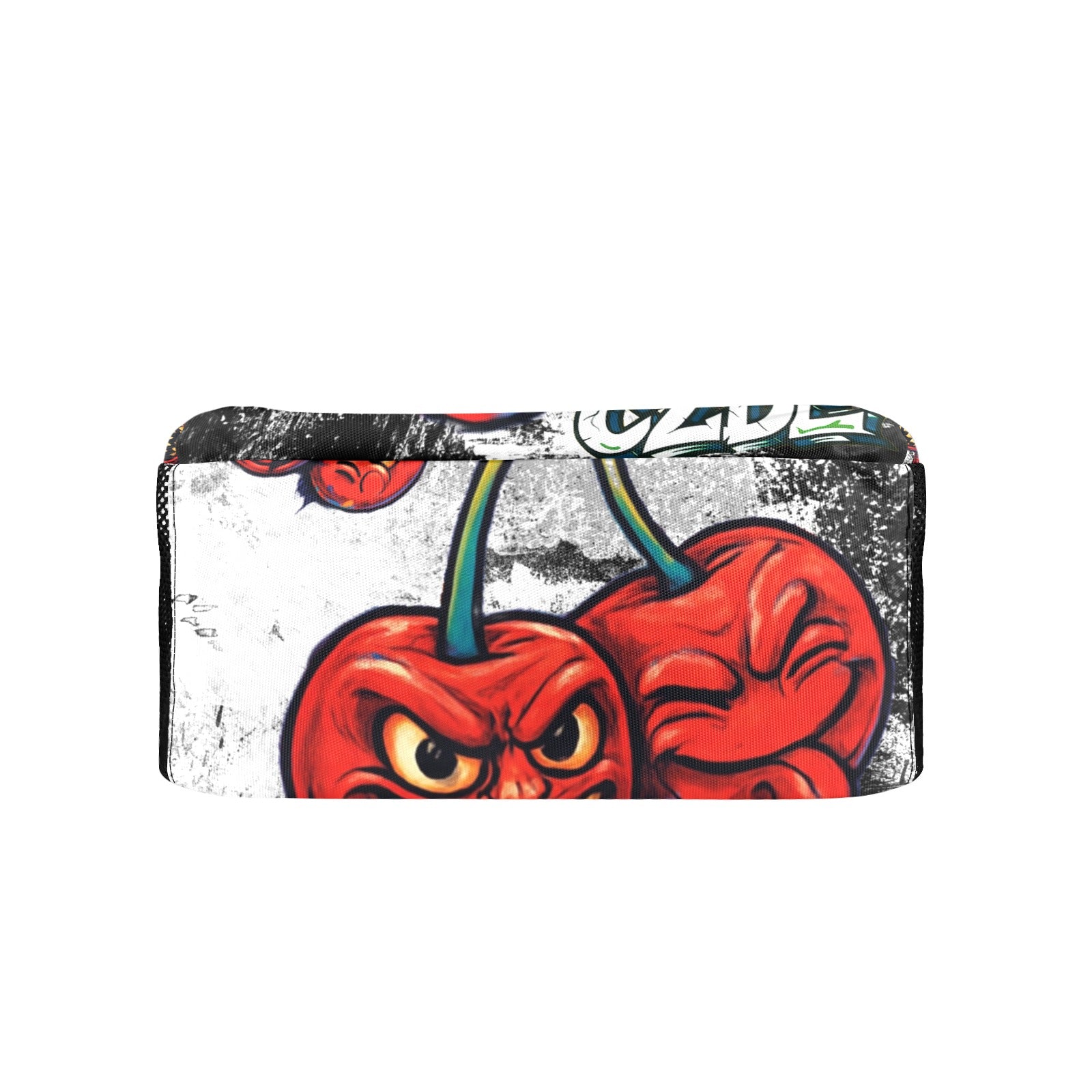 Graffiti Cherry Backpack – Bold Streetwear Style Bag