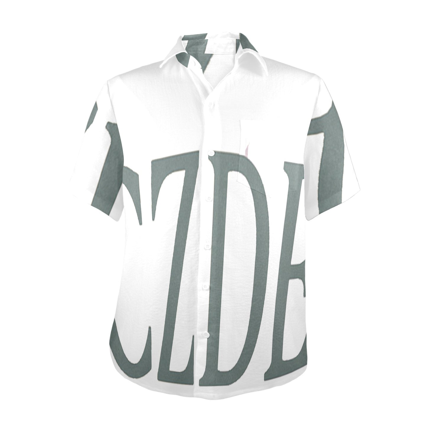 "CZDE Monochrome Statement Shirt – Minimalist Edge Meets Street Cool"