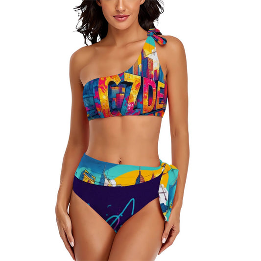 High-Waist Tie Bikini – Feel Fierce, Look Iconic, Live Bright