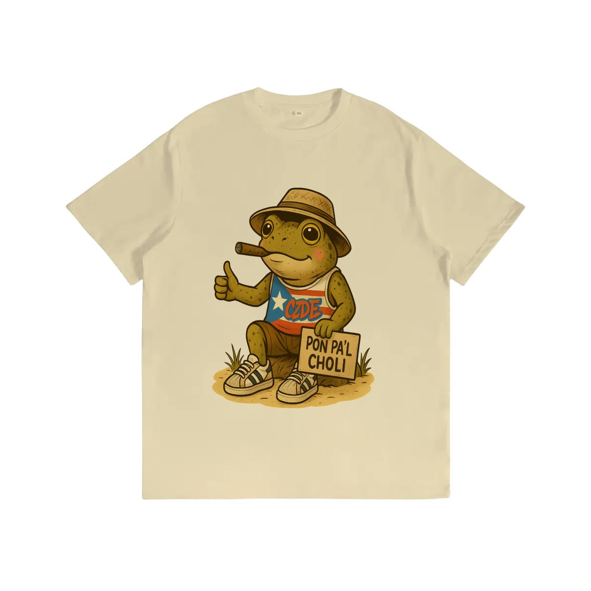 CZDE Coquí Street Graphic T-Shirt — Puerto Rican Urban Vibes