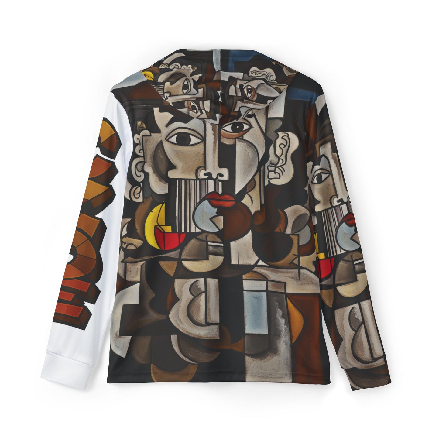 Abstract Art Hoodie - TikTok Famous Streetwear | Artistic Face Design Trending Now