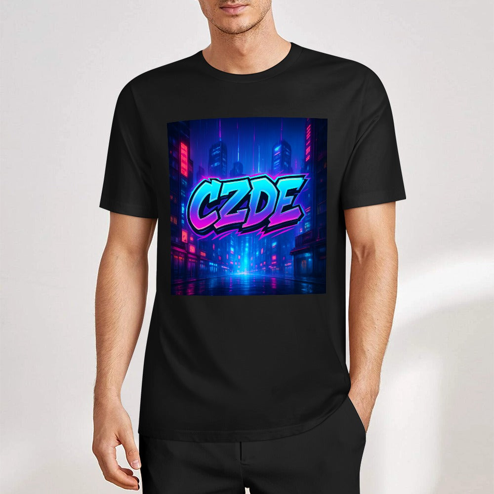 Y2K Cyber City Tee – Neon Streetwear Drop | Cyberpunk Graphic Tee