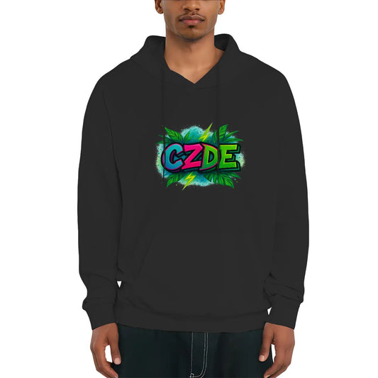 CZDE Tropical Graffiti Hoodie – Bold Urban Streetwear Vibes