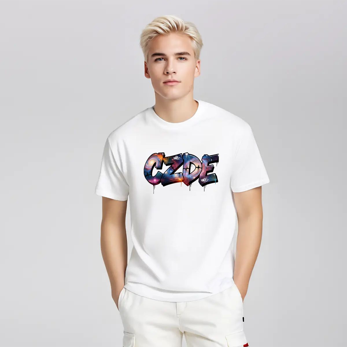 CZDE Galaxy Graffiti Unisex T-Shirt