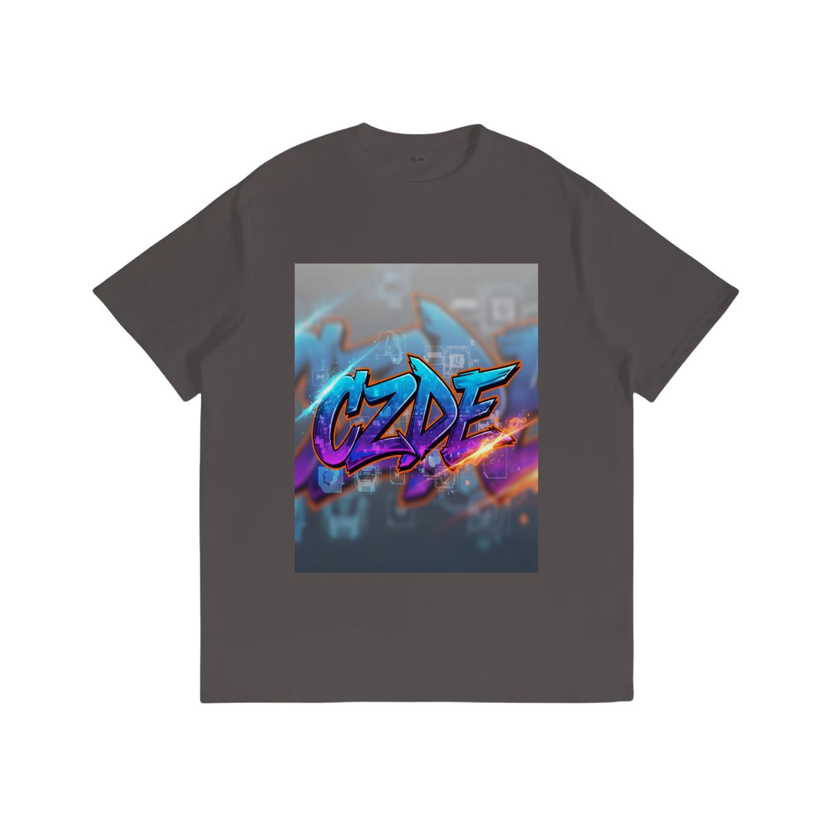 "CZDE Digital Blaze Tee – Urban Graffiti Meets Tech Vibes | Exclusive Street Drop"