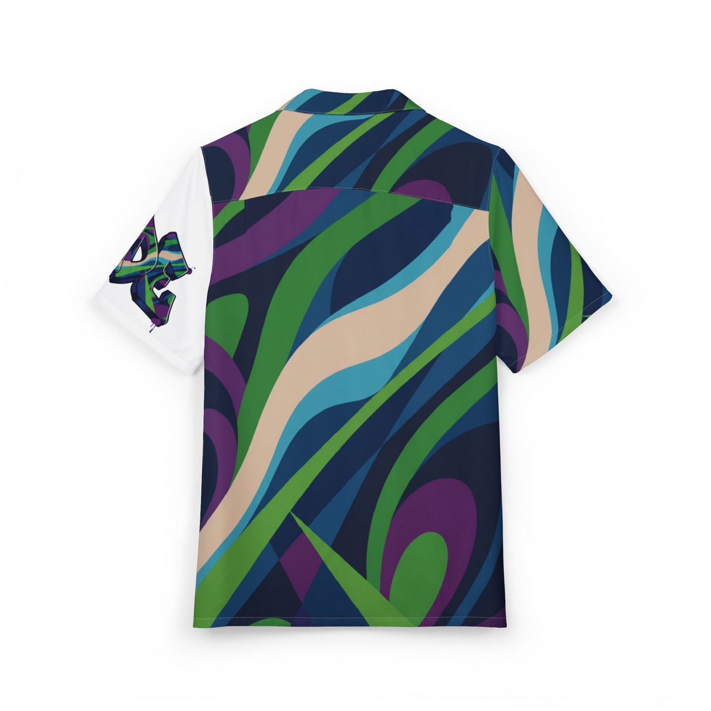 CZDE Retro Wave Short Sleeve Shirt – Bold Streetwear Statement
