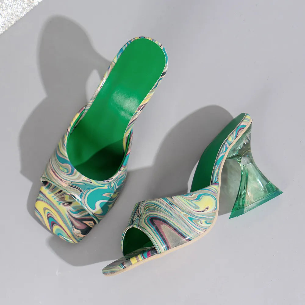 CZDE Marble Pop Sandals – For the Girls Who Set the Vibe, Not Follow It