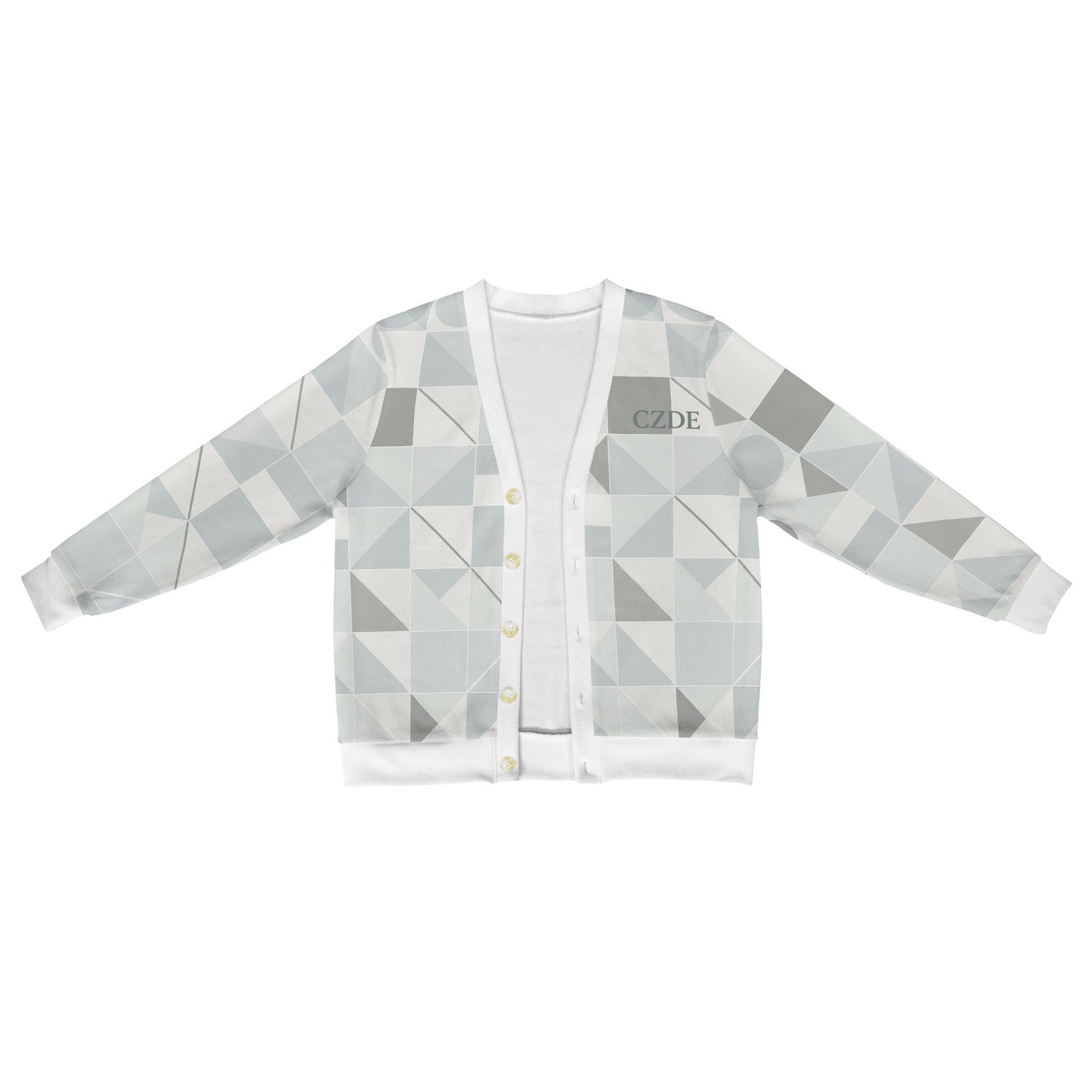 CZDE Geometric Print Cardigan