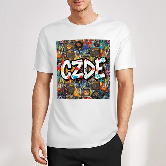 "CZDE Rock & Graffiti Tee – Loud Style for Music-Driven Souls"