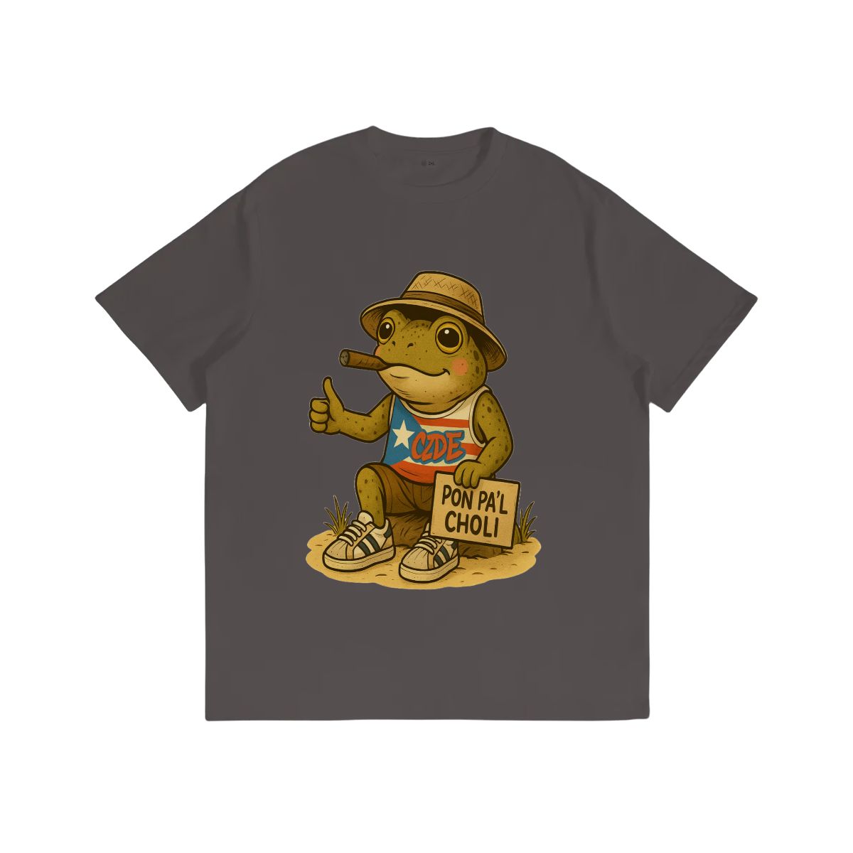 CZDE Coquí Street Graphic T-Shirt — Puerto Rican Urban Vibes