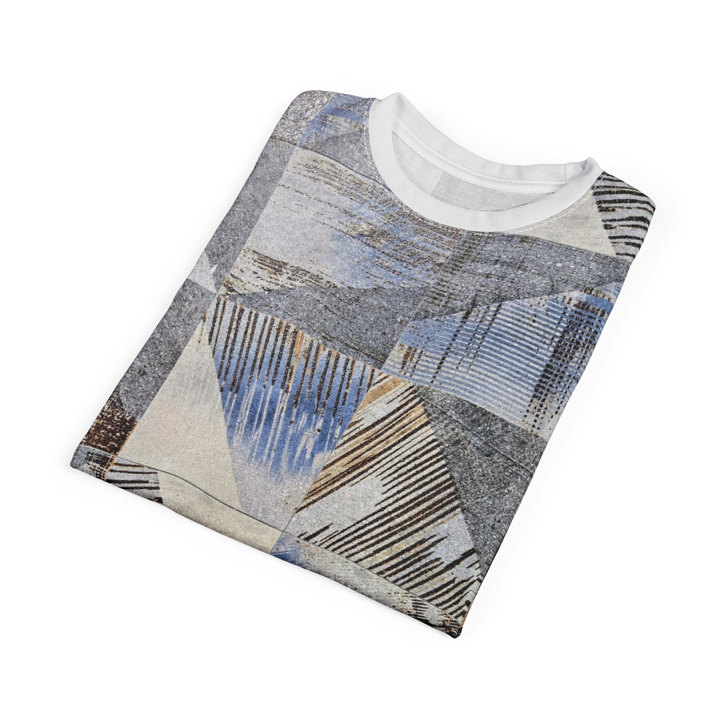 CZDE Patchwork Art Tee - Festive Unisex Shirt