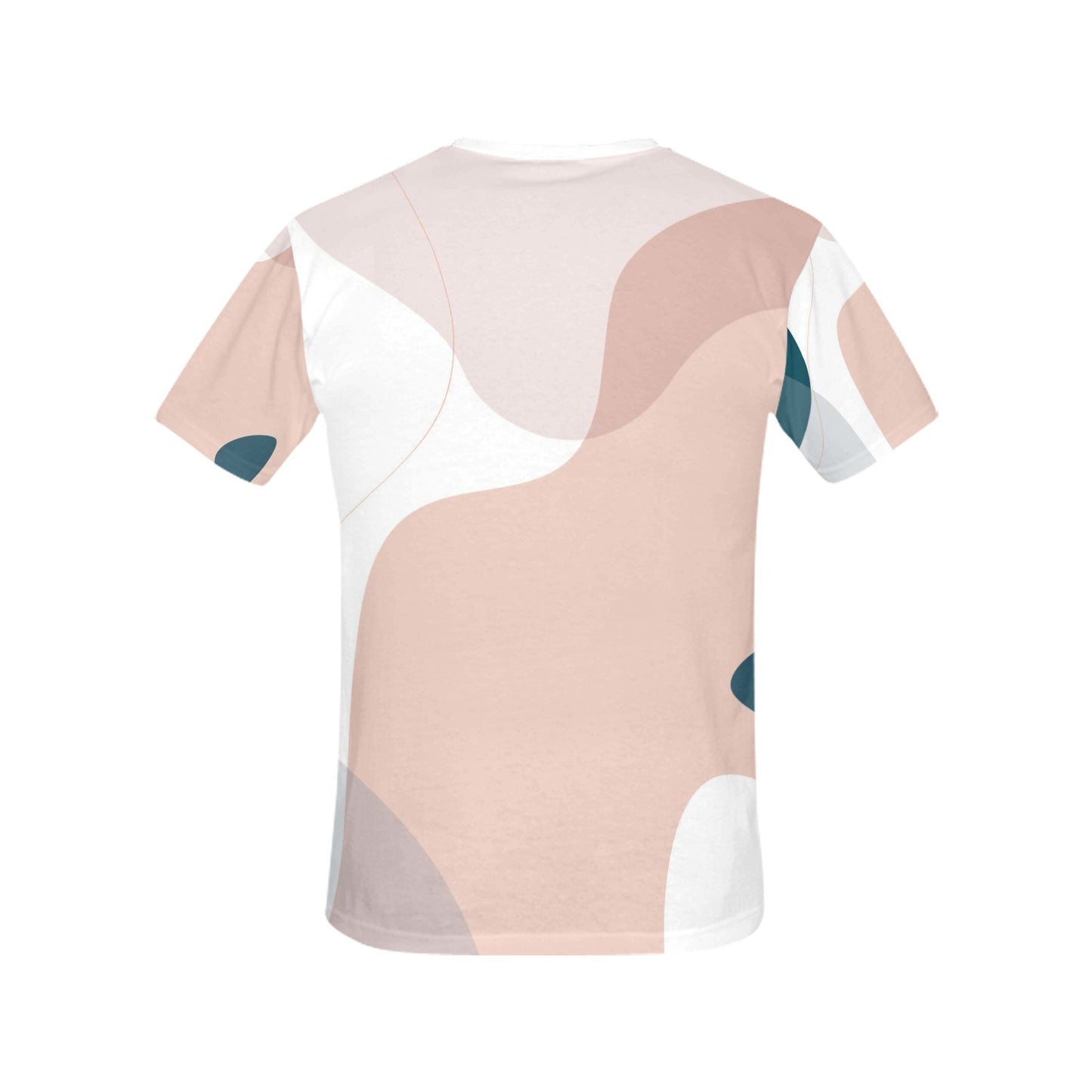 Women’s CZDE Pastel Abstract Graffiti T-Shirt – Casual Streetwear Style