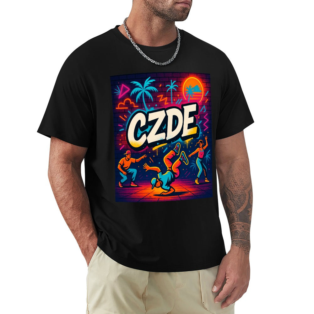 CZDE Breakdance Graphic Tee – Retro Street Style to Move Loud & Live Free