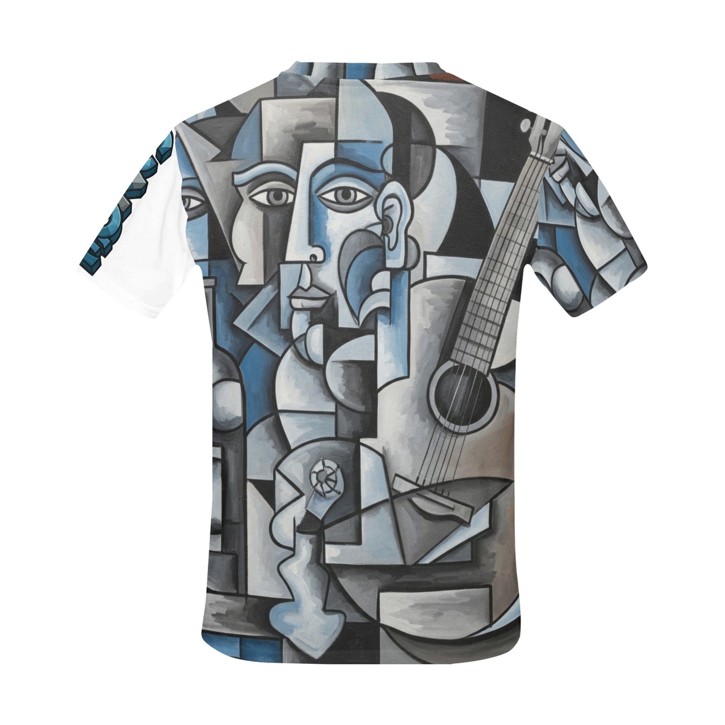 CZDE Abstract Cubism T-Shirt – Unique Artistic Streetwear