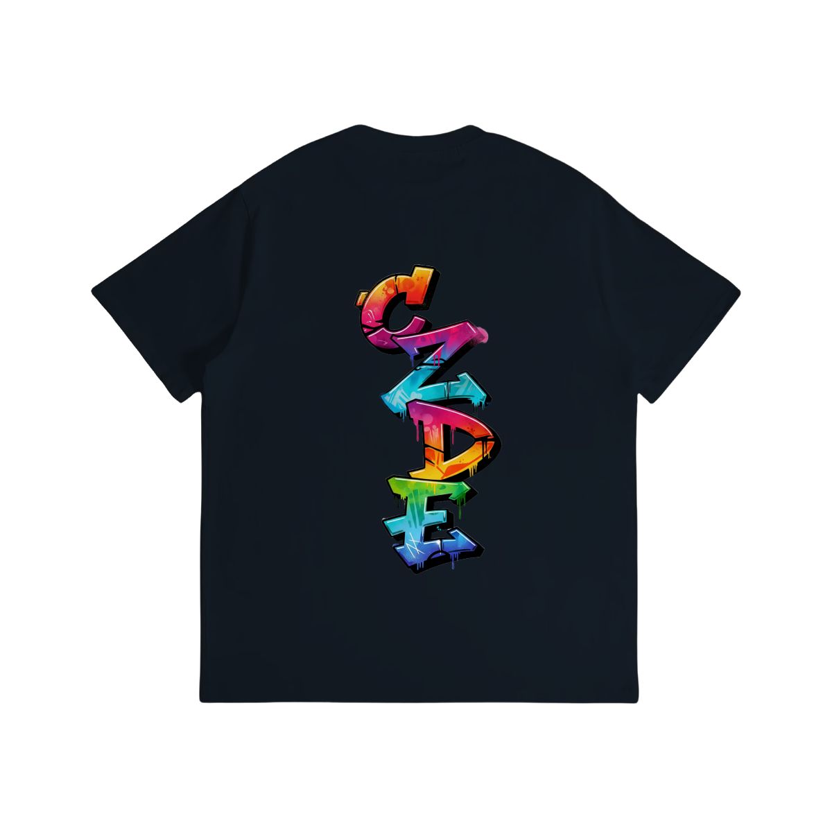 CZDE Old San Juan Street Graphic T-Shirt — Colorful Urban Vibe