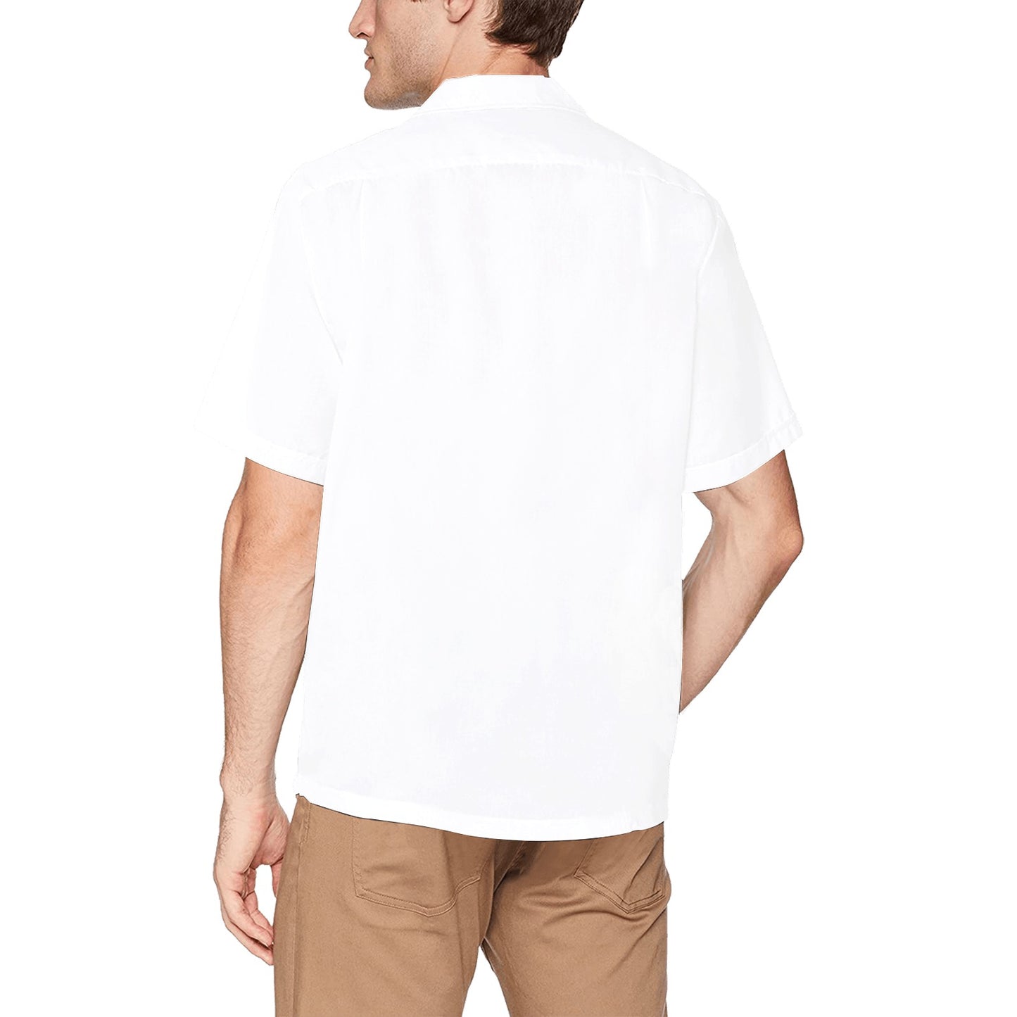 Men’s Button-Up Shirt – CZDE Desert Print Short Sleeve Casual Top