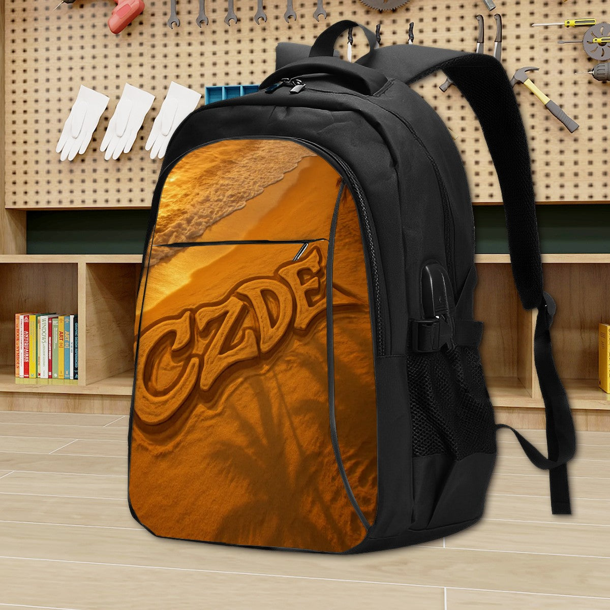 CZDE Coastal Sand Backpack – Stylish and Spacious