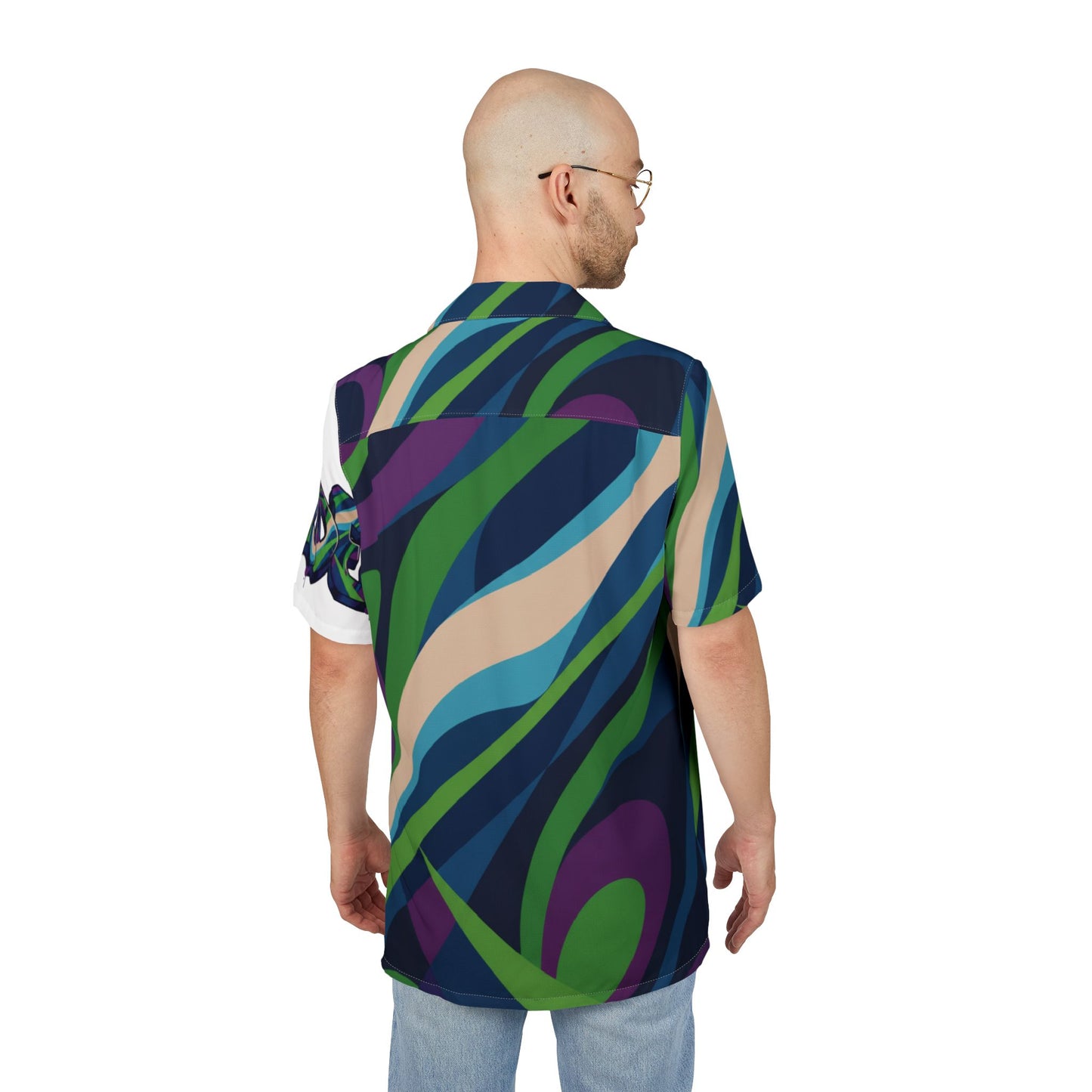 CZDE Retro Wave Short Sleeve Shirt – Bold Streetwear Statement