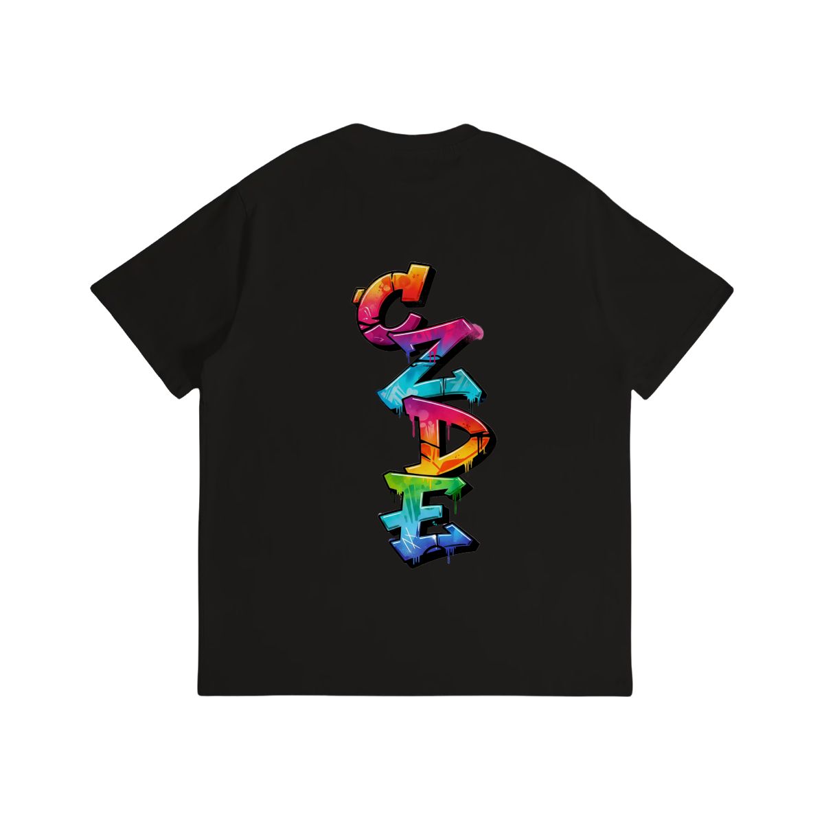 CZDE Old San Juan Street Graphic T-Shirt — Colorful Urban Vibe