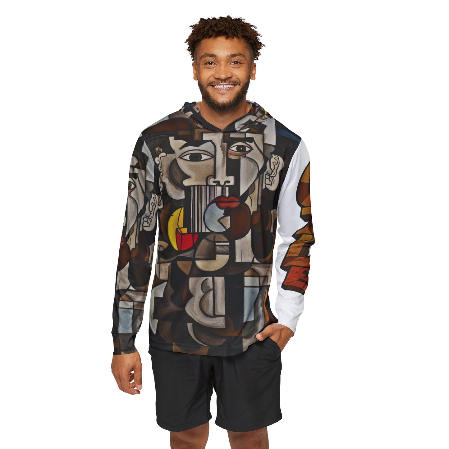 Abstract Art Hoodie - TikTok Famous Streetwear | Artistic Face Design Trending Now