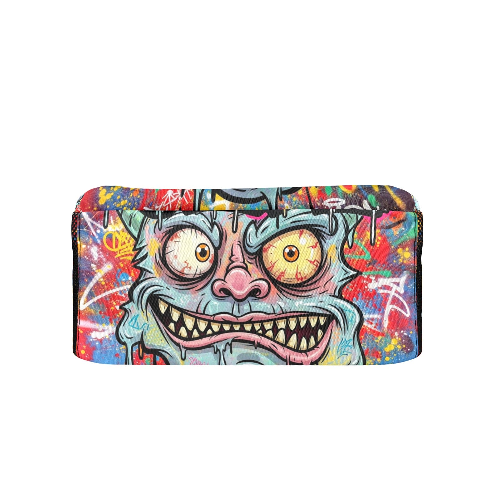 Graffiti Print Backpack – Urban Style with CZDE Design