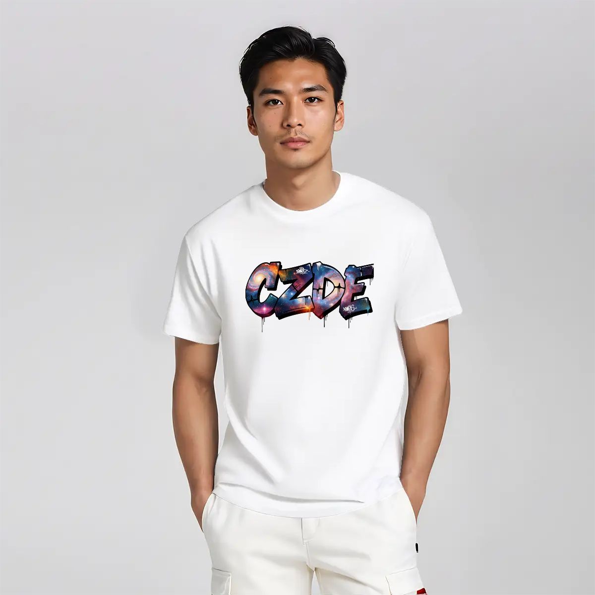 CZDE Galaxy Graffiti Unisex T-Shirt