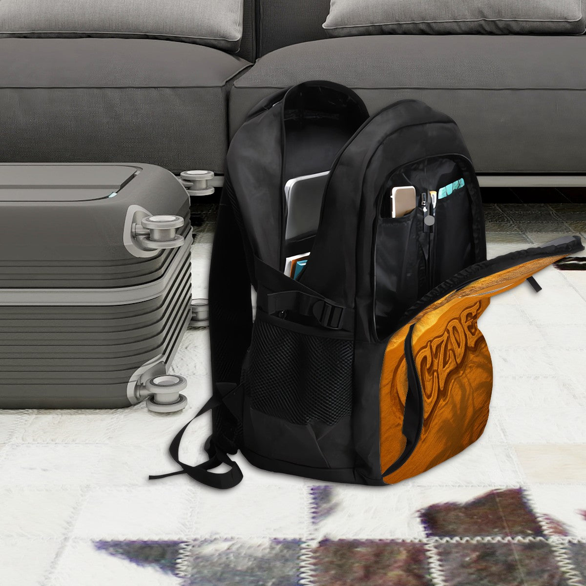 CZDE Coastal Sand Backpack – Stylish and Spacious