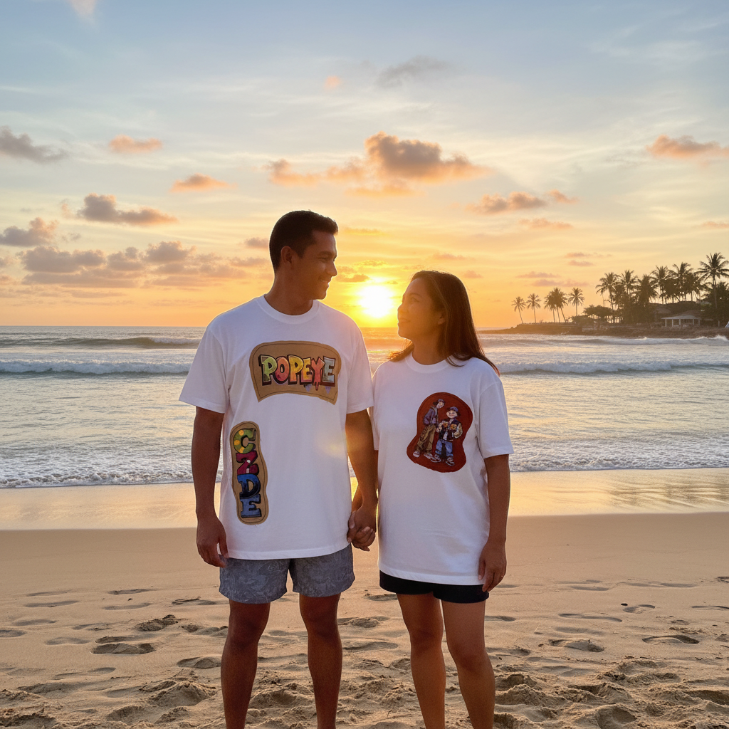 POPEYE Streetwear Patch T-Shirt – Urban Cartoon Edition by CZDE