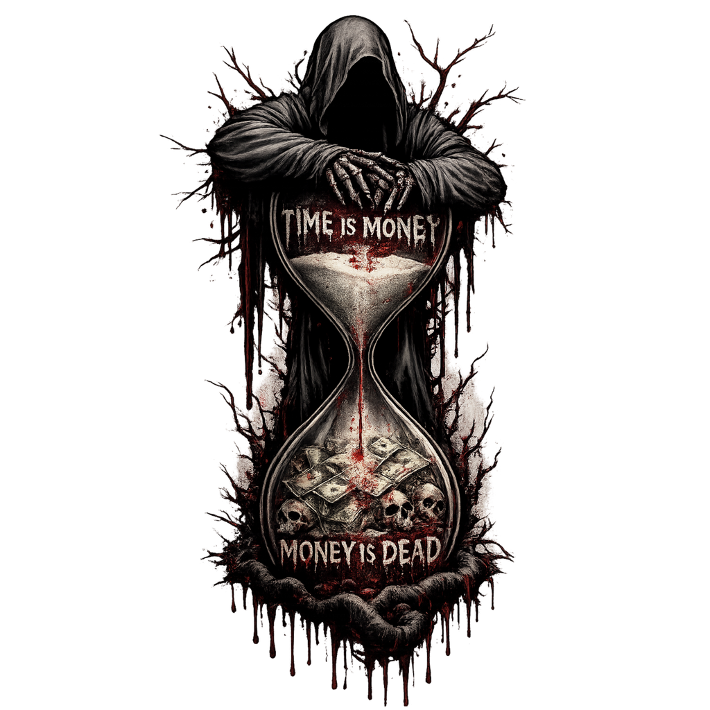 CZDE Time Is Money Oversized Tee – Money Is Dead